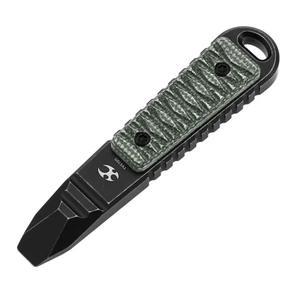 Kansept EDC Kursor Titanium/Green Micarta